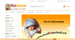 Desktop Screenshot of mujeobchod.cz