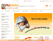 Tablet Screenshot of mujeobchod.cz